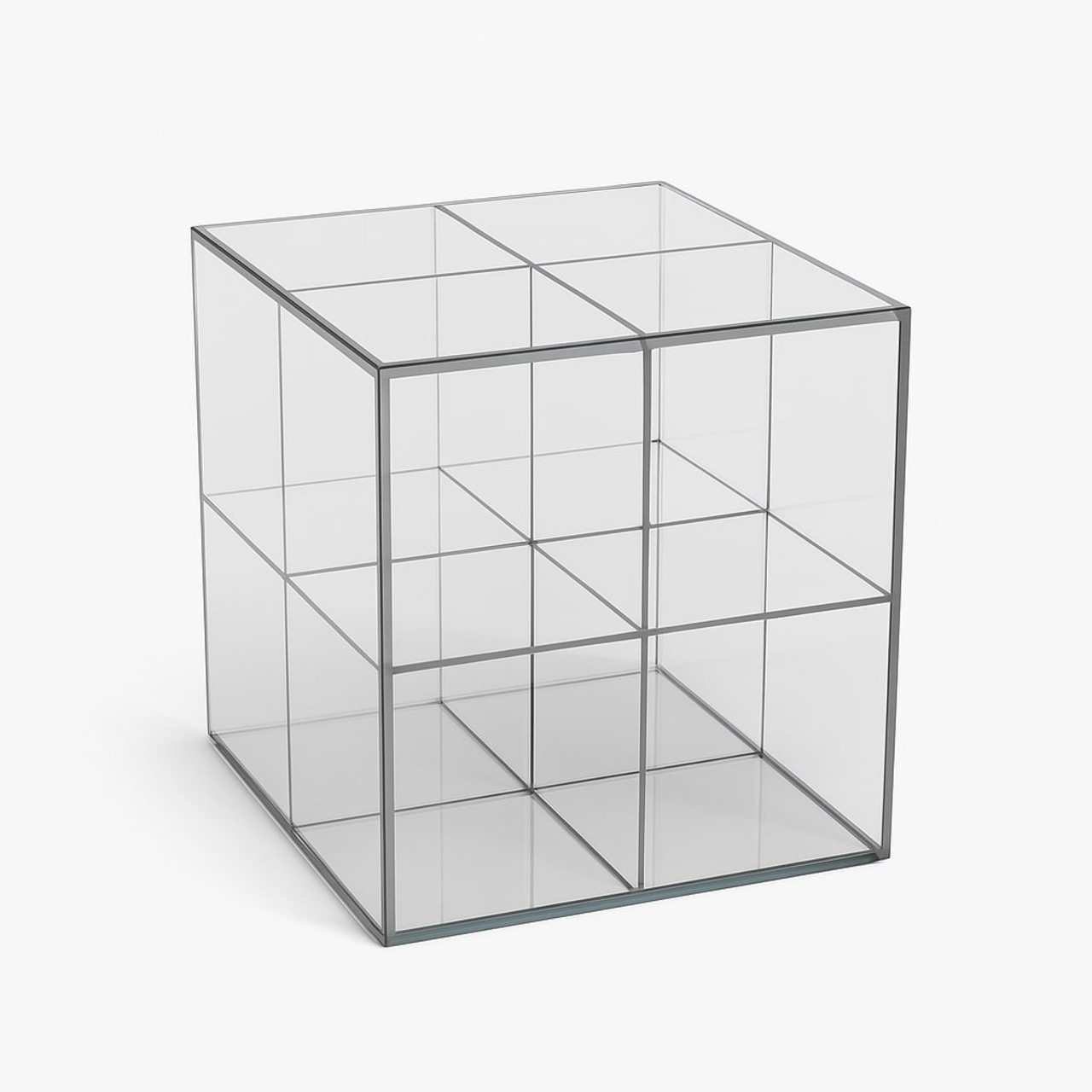 A cube is a 3 dimensional solid shape with 3 equal perpendicular pairs of parallel straight edges. V = edge × edge × edge = edge³